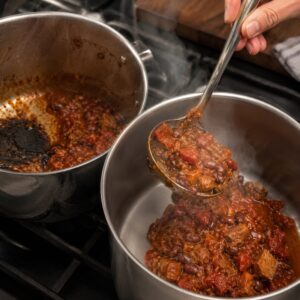 Saving burnt chili