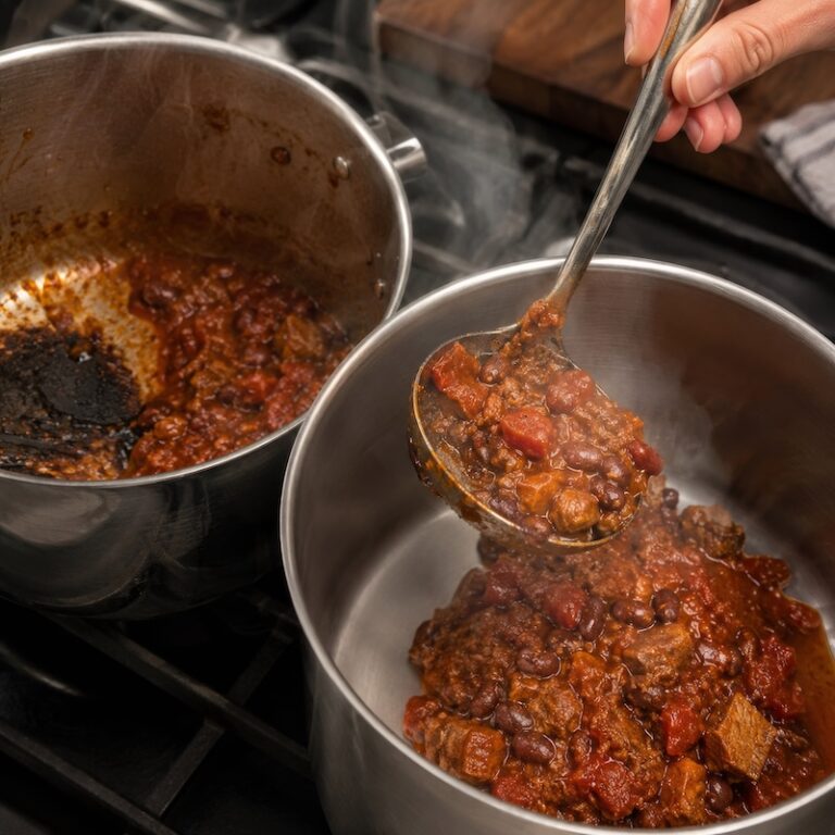 Saving burnt chili