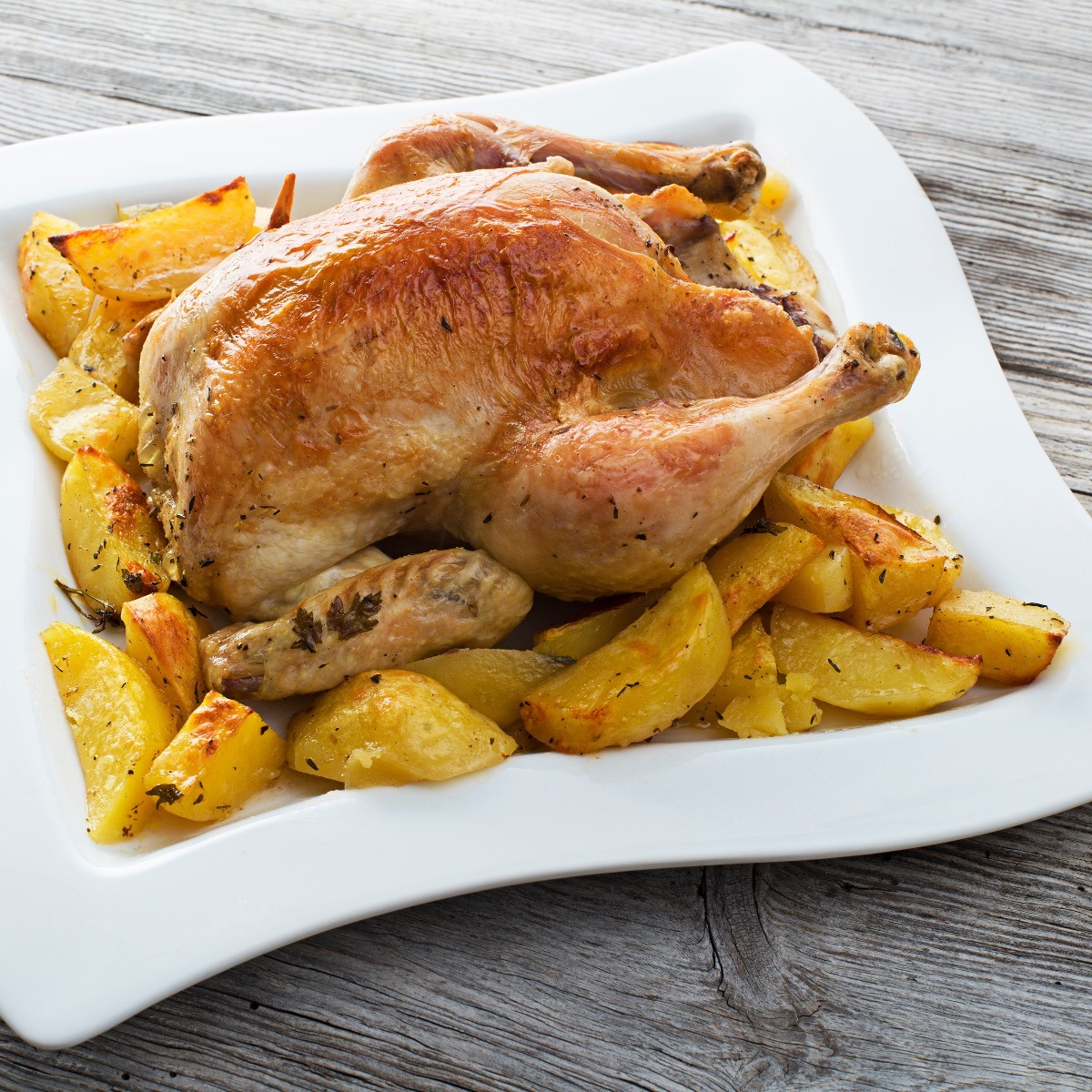 Roast Chicken with Potatoes