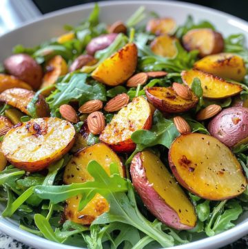 Arugula Salad with Peaches