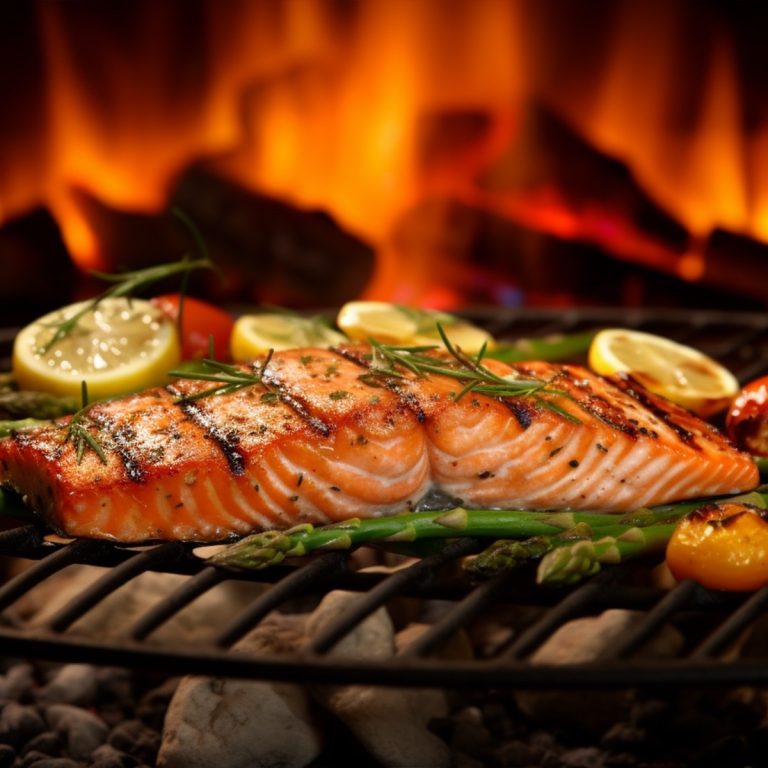 Salmon on Grill