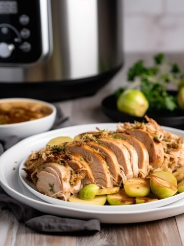 Crock Pot Pork Tenderloin with Apples