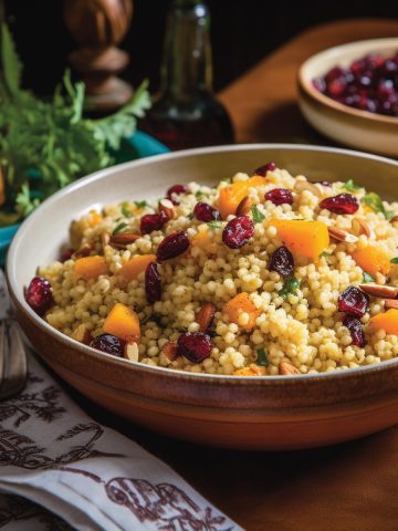 Israeli Couscous with Roasted Squash