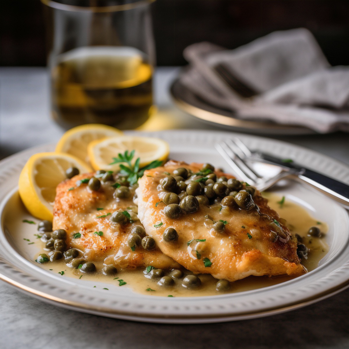 Lemon Caper Butter Sauce