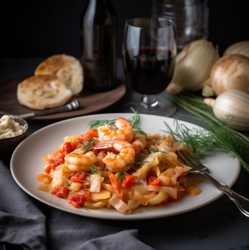 Shrimp with Fennel and Pernod Sauce