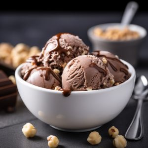 Chocolate Macadamia Nut Gelato