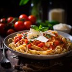 Fettuccini Tomato Basil Sauce