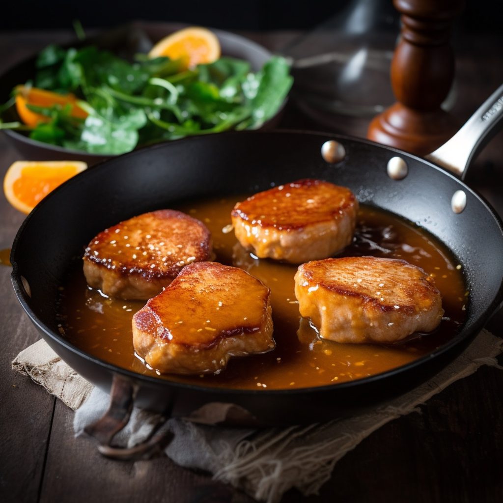 Pork Medallions with Apricot Glaze