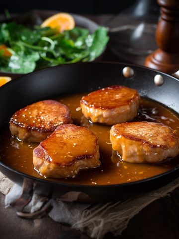 Pork Medallions with Apricot Glaze