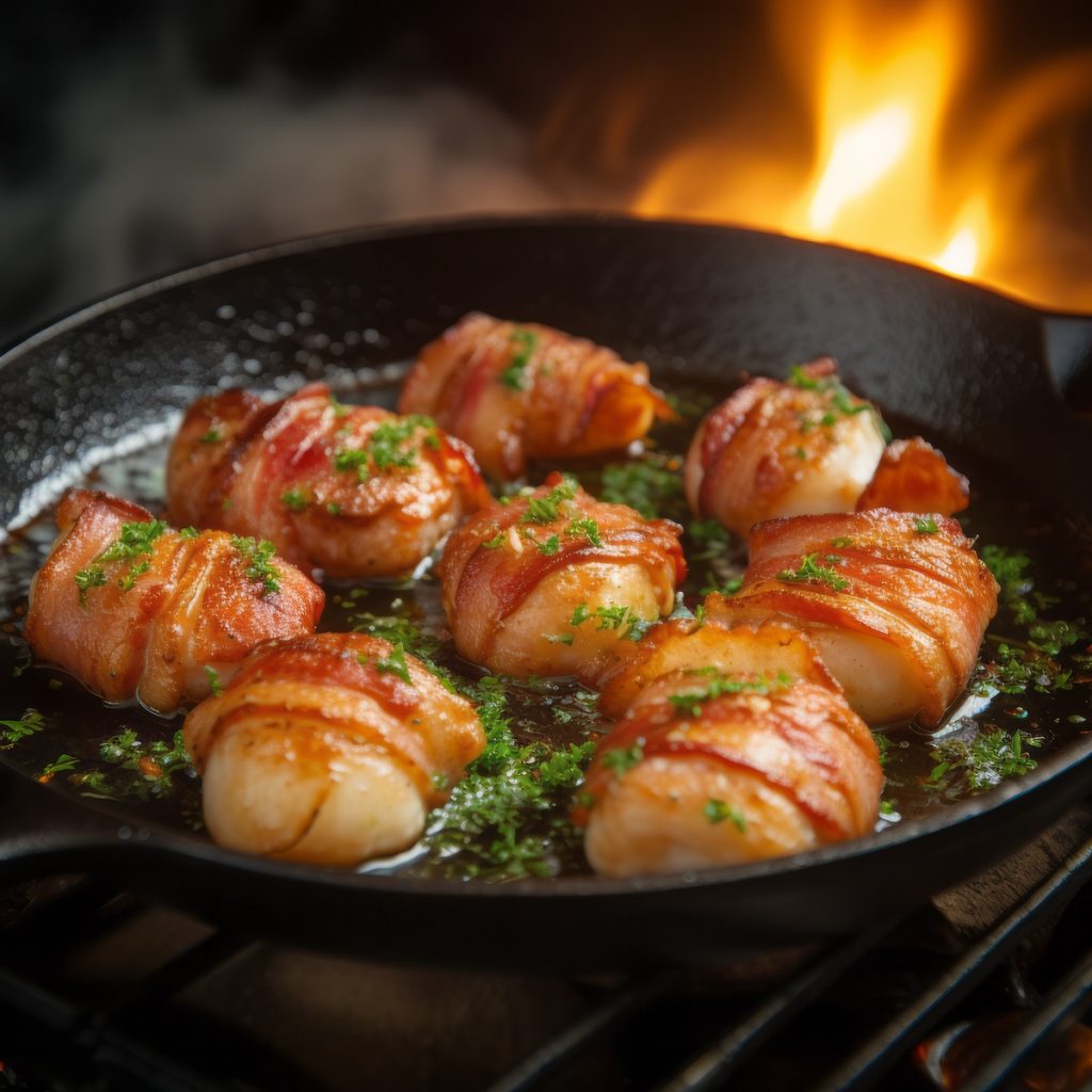 Bacon Wrapped Scallops