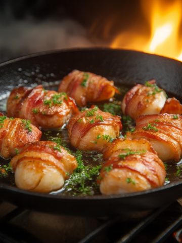 Bacon Wrapped Scallops