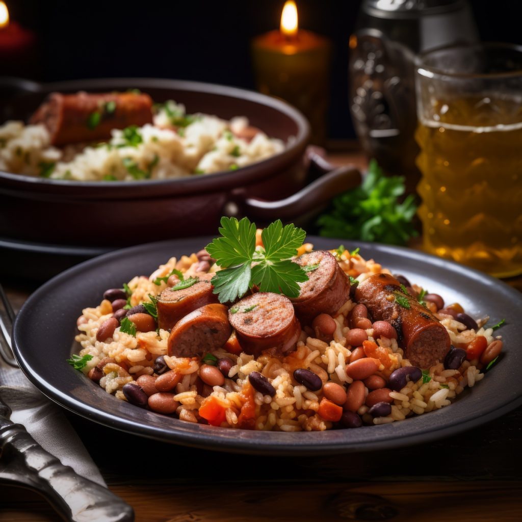 Rice and Beans with Sausage