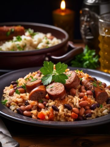 Rice and Beans with Sausage