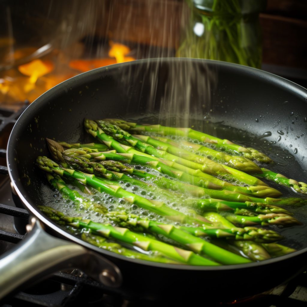 Blanching Asparagus