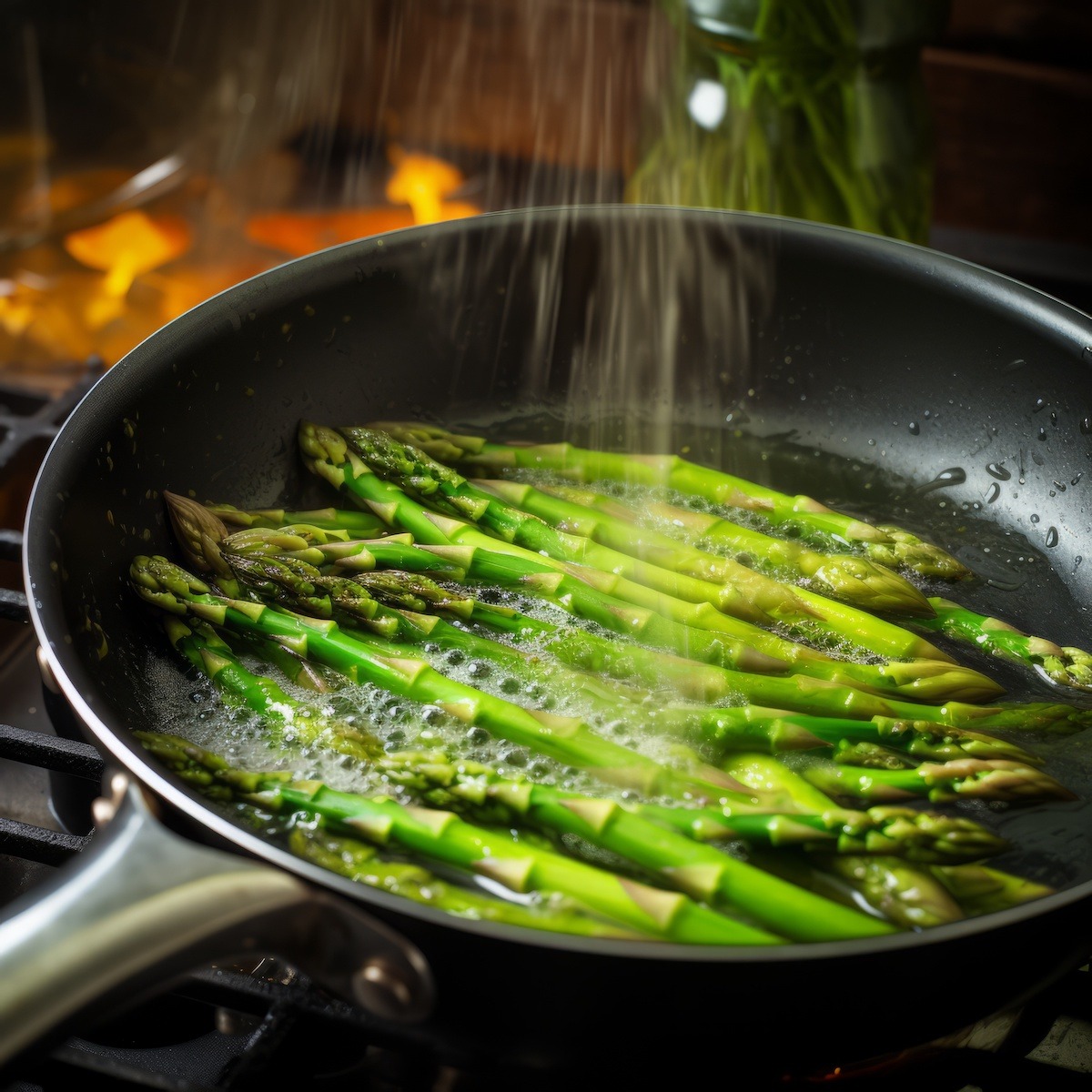 Blanching Asparagus