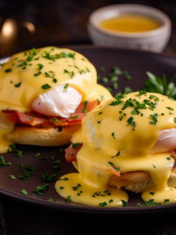 Eggs Benedict with Hollandaise Sauce