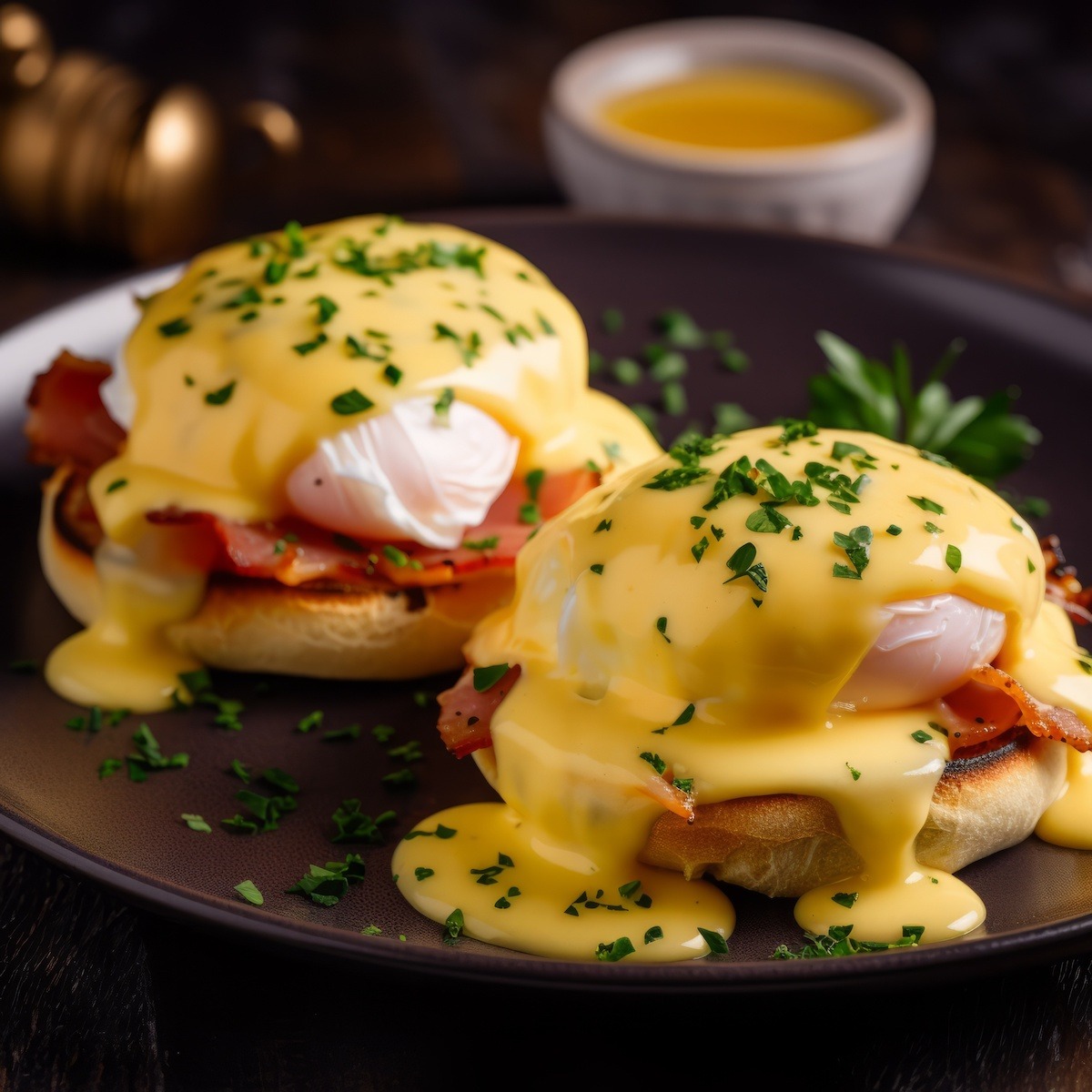 Eggs Benedict with Hollandaise Sauce