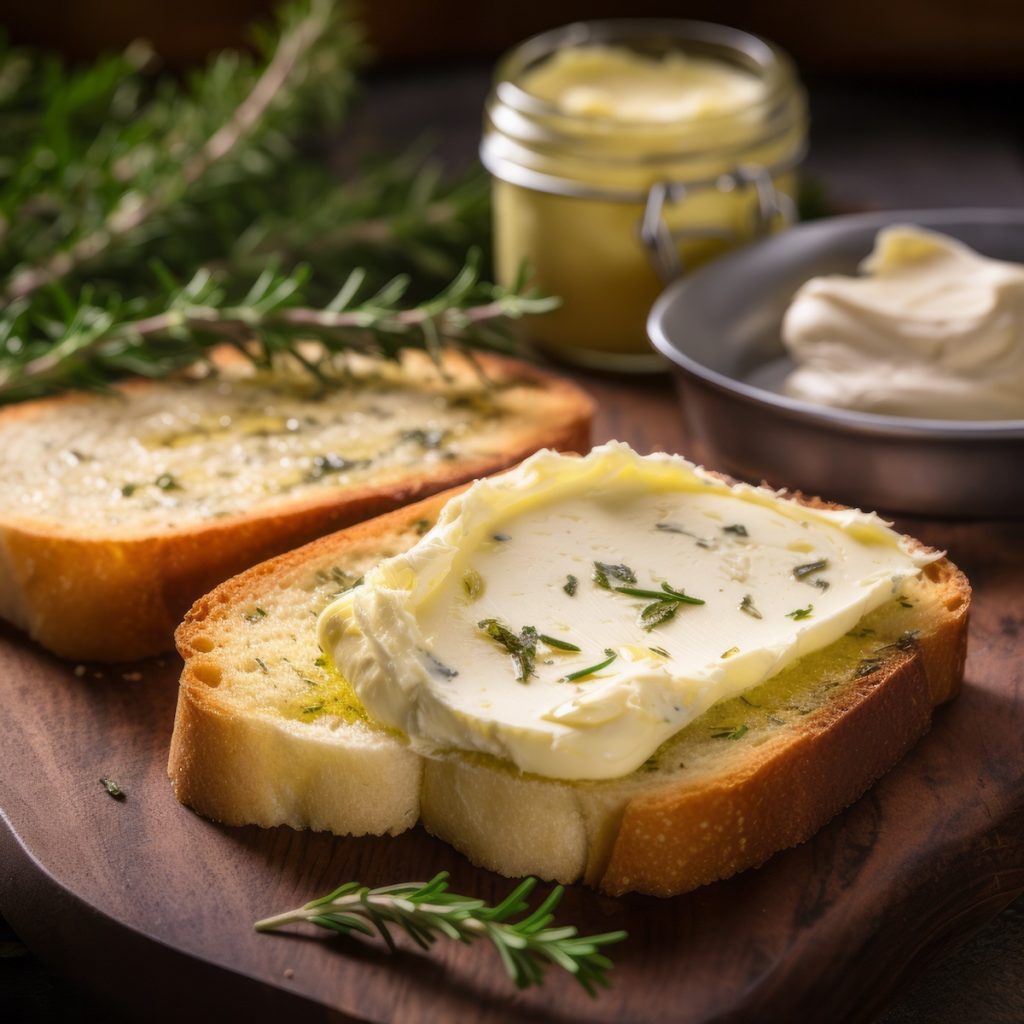 Herbed Butter on Bread