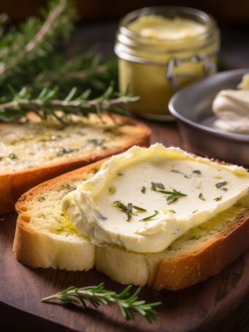 Herbed Butter on Bread