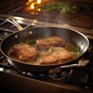 Pan Roasted Veal Chops