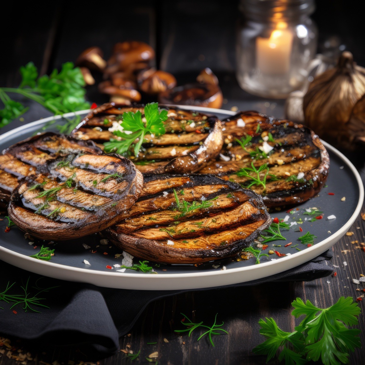 Grilled Portobello Mushrooms