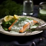 Poached Salmon with Dill Sauce Recipe