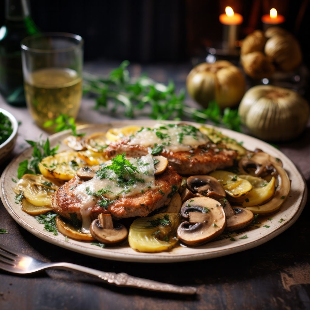 Veal Scallopini with Artichokes Recipe