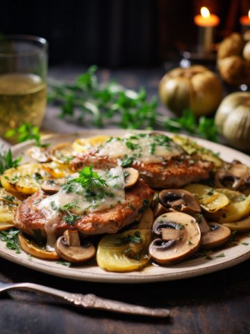 Veal Scallopini with Artichokes Recipe