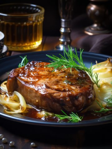 Braised Pork Chop with Fennel Sauce Recipe