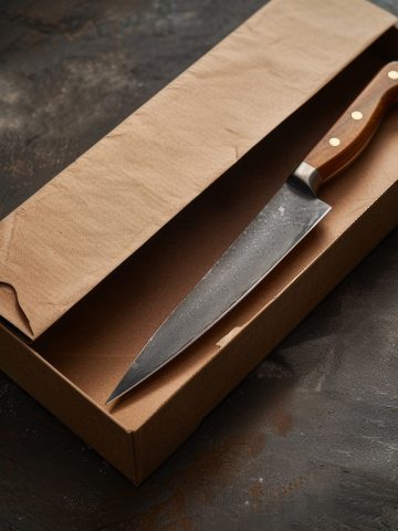 Cardboard Knife Scabbard