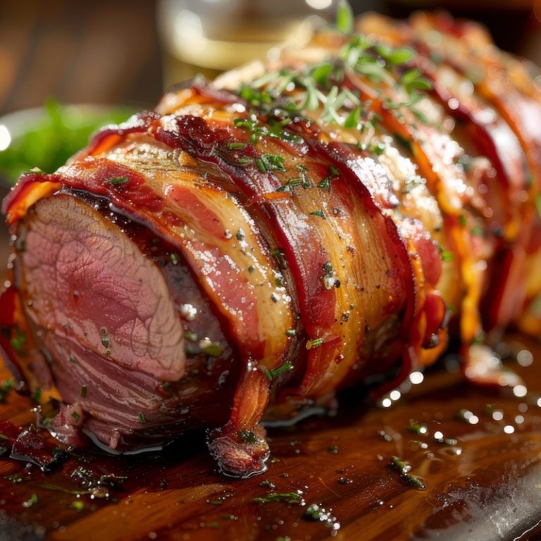 Barding an Eye of Round Roast
