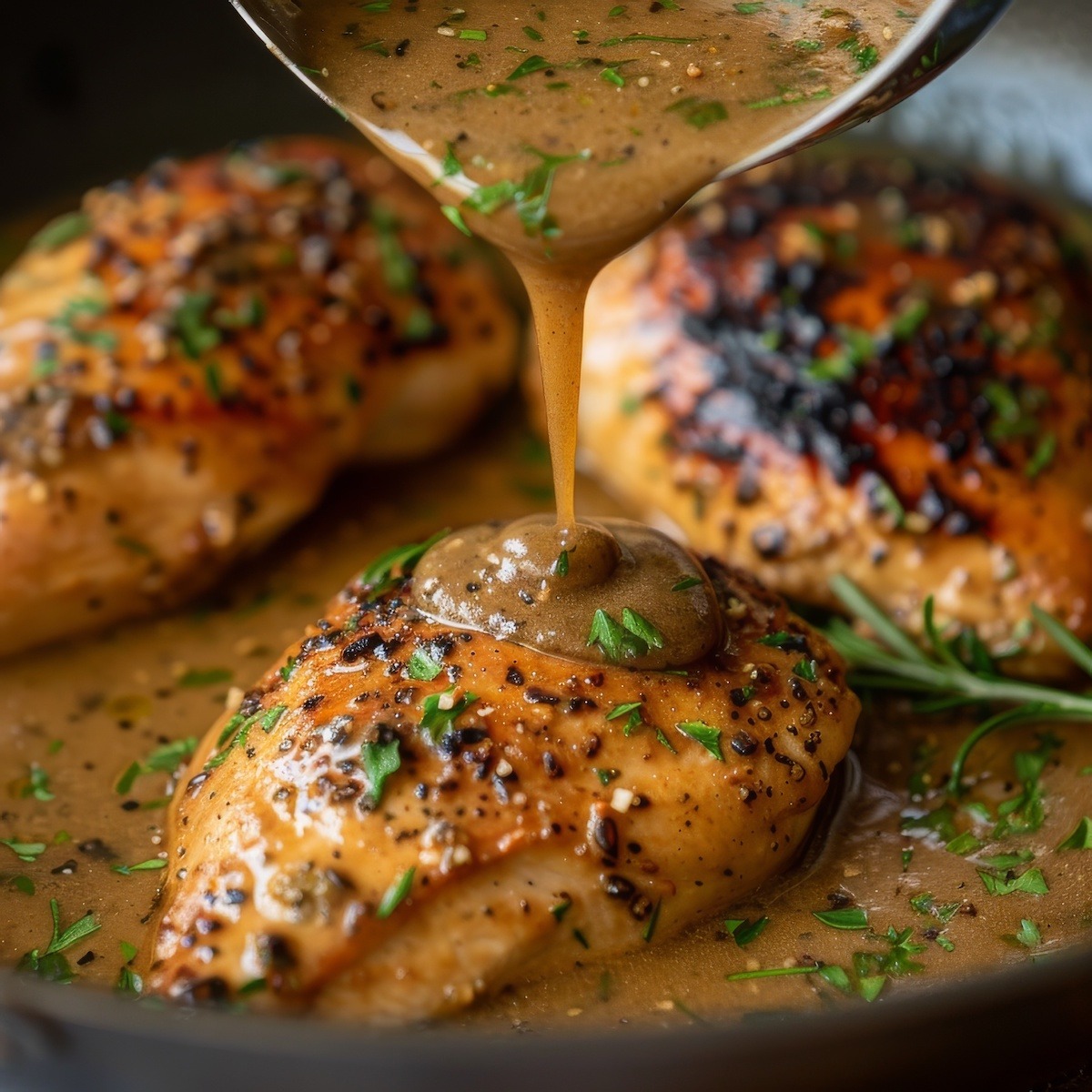 Bonnefoy Sauce Over Chicken Breasts