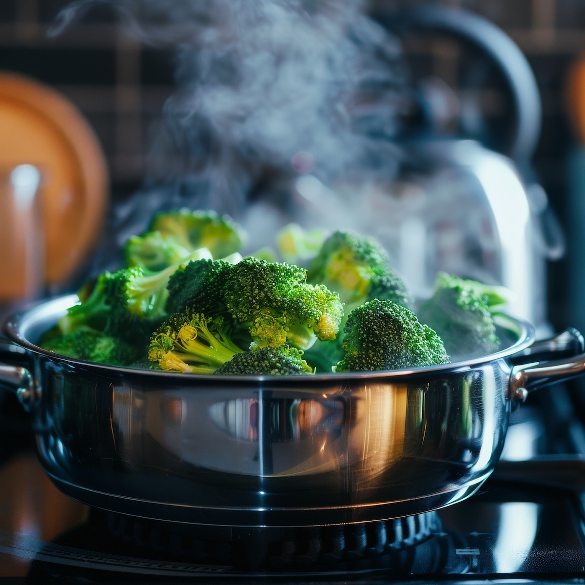 Steaming Broccoli