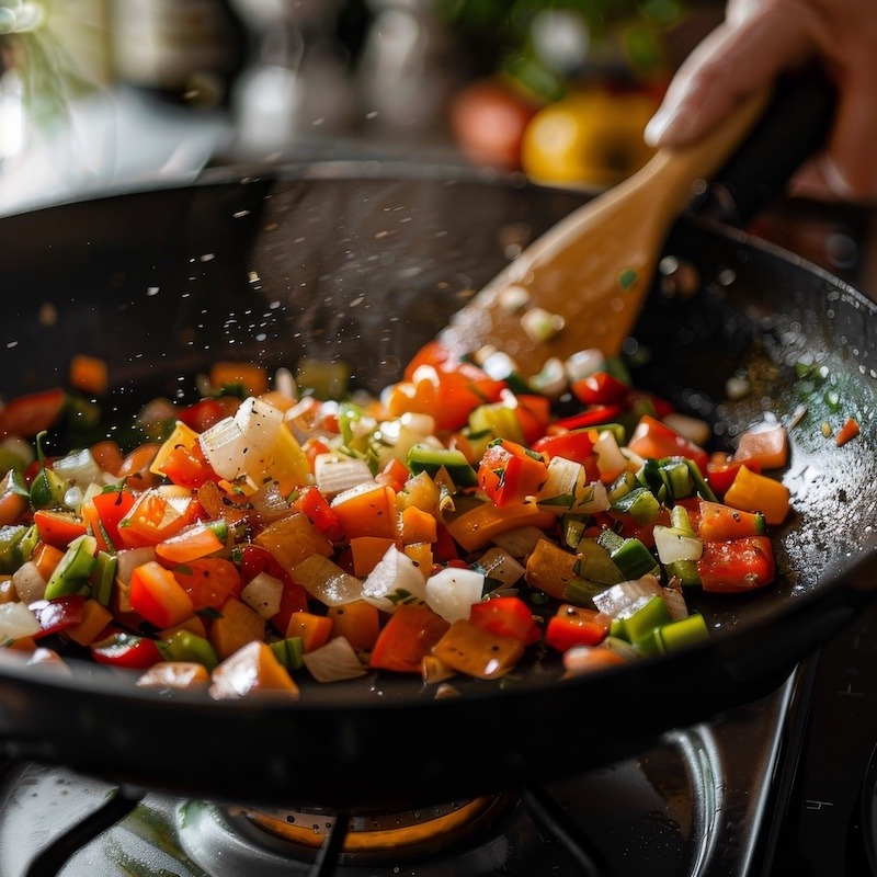 Sautéing Vegetables