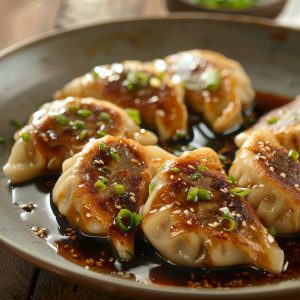 Soy Ginger Sauce with Dumplings