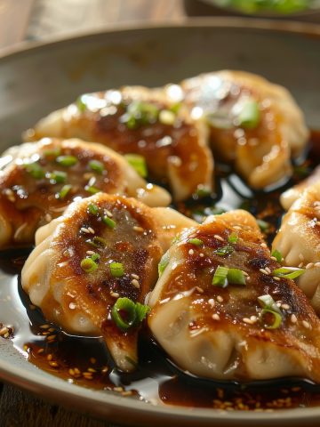 Soy Ginger Sauce with Dumplings