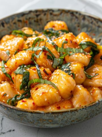 Creamy Gochujang Gnocchi Recipe