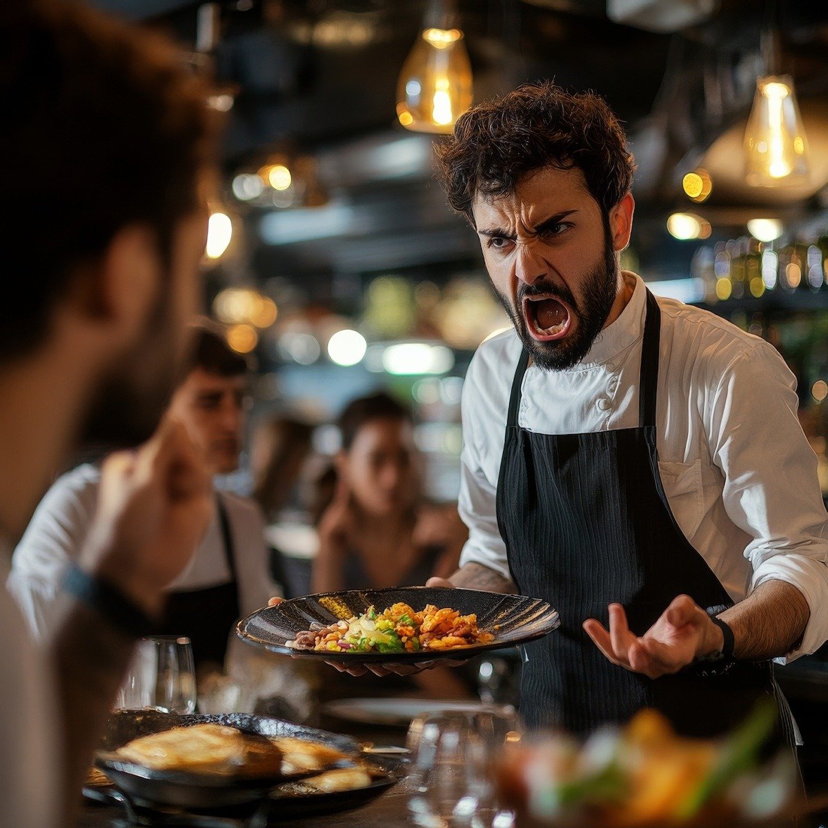 Angry Waiter