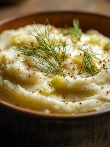 Creamy mashed fennel potatoes recipe