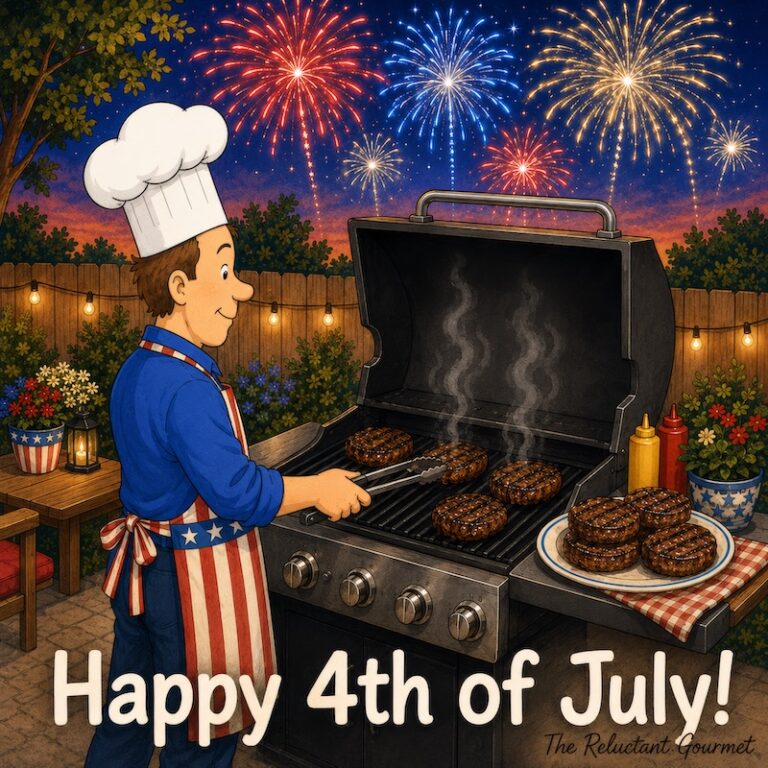 The Reluctant Gourmet celebrating the 4th of July