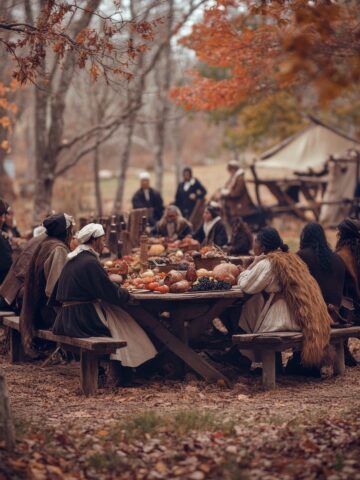 Pilgrims First Thanksgiving