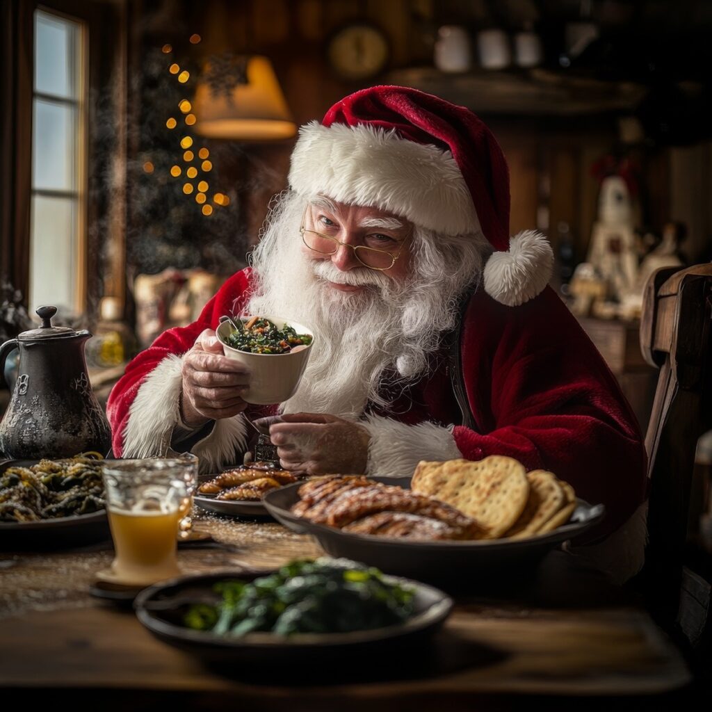 Santa’s Christmas Eve Feast: Authentic Dinner from the North Pole