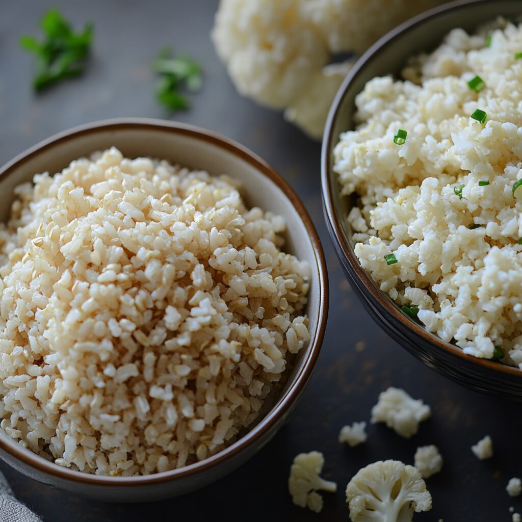 Brown Rice and Cauliflower Rice