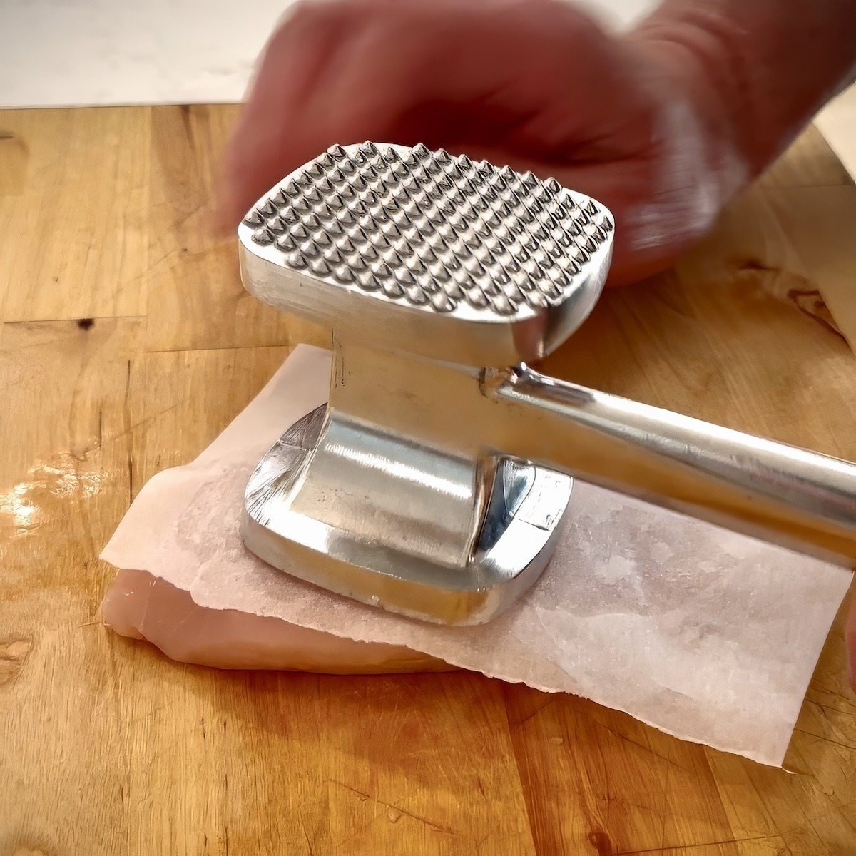 Flatting Chicken Breast into Chicken Cutlet