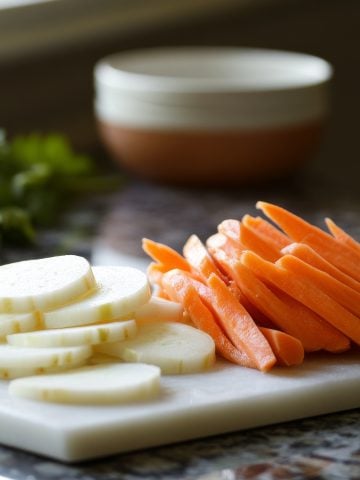 Low-Carb Jicama for Carrots