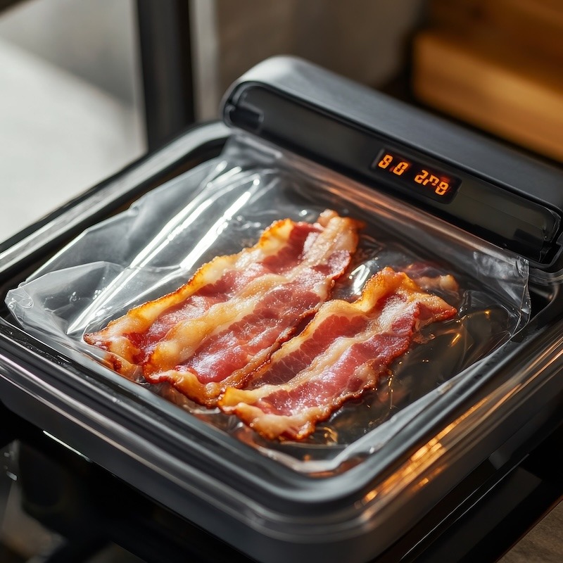 Sous Vide Cooked Bacon