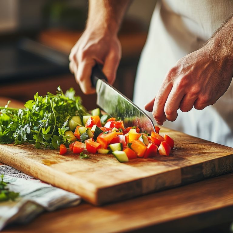 Become a confident cook by developing chopping skills
