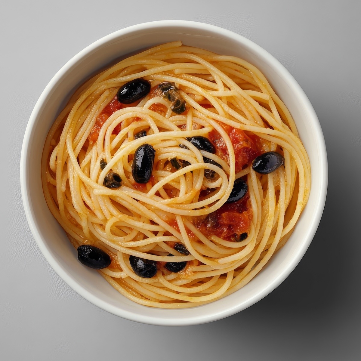 Pasta Puttanesca Ingredients