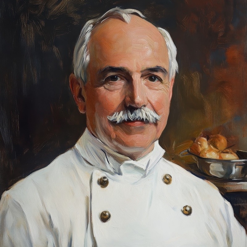 Auguste Escoffier Portrait