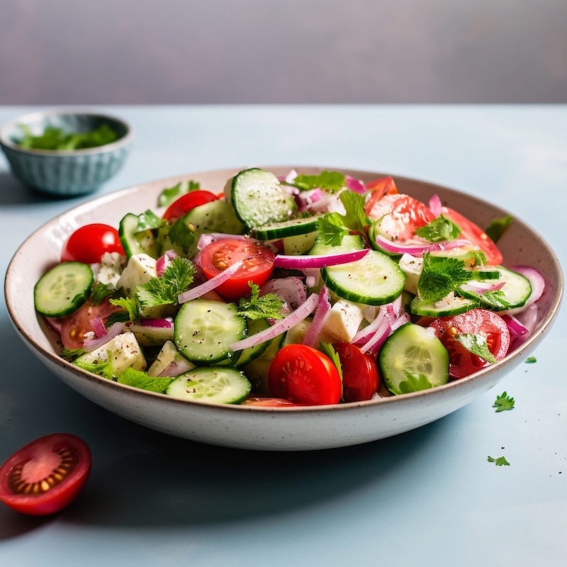 Cucumber and Tomato Salad Recipe